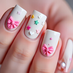 Cute Nail Art and Decoration Designs

