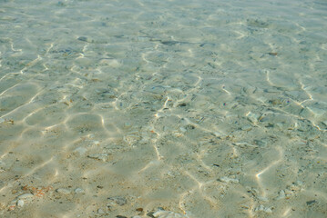 Beautiful tropical beach water background.
