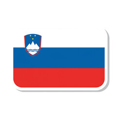 Obraz premium Slovenian Flag Image: A Detailed Look at the National Symbol of Slovenia