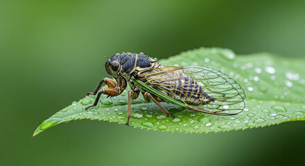 macro of a bug Generative AI	
