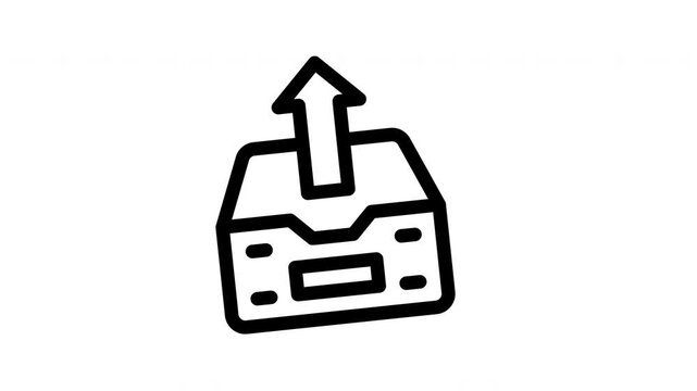 outbox minimalist stroke animation