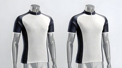 Cycling Jersey Mockup High-Resolution Templates for Apparel Design and Branding