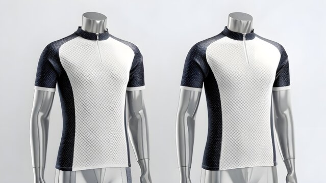 Cycling Jersey Mockup High-Resolution Templates for Apparel Design and Branding
