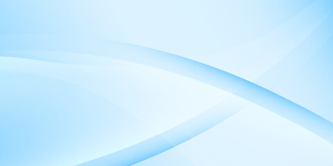 Modern white wavy glowing lines on a blue background. Futuristic digital high-technology pattern abstract modern art