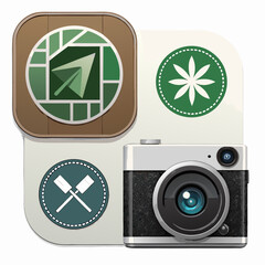 Obraz premium camera and photo editing app icons (1)