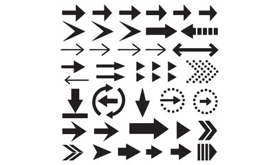 Arrow icon set