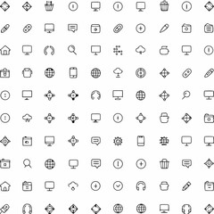 growth curve and projection icon set     (1)