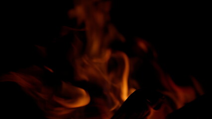 Captivating Flames Illuminating the Darkness All Around Us with Their Radiant Glow and Heat