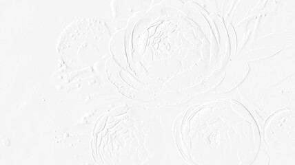 embossed image of flowers 