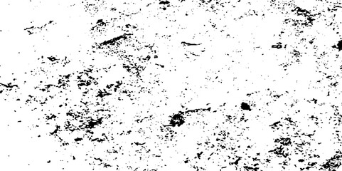 Distress grunge urban overlay spotted concrete grain surface grainy noise rust wall grunge black splatter and white background. damaged chalk crack rough ink wall texture.	
