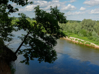 A simple, unpretentious European landscape in summer.