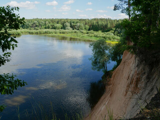 A simple, unpretentious European landscape in summer.
