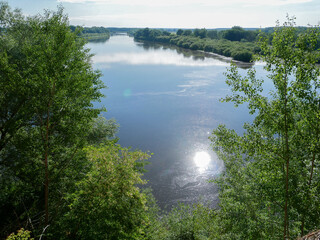 A simple, unpretentious European landscape in summer.