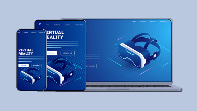 3D Multi Device Virtual Reality Web Promo