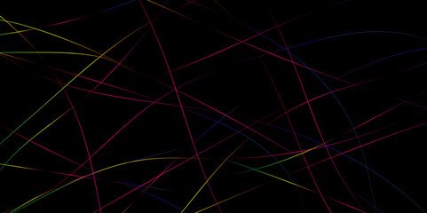 Abstract luxury geometric random chaotic lines with many and triangles shape background. Network technology connection web design concept line. technology concept geometric line vector illustration.	