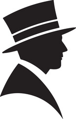 silhouette of a man