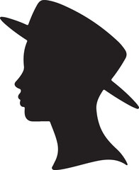 silhouette of a woman