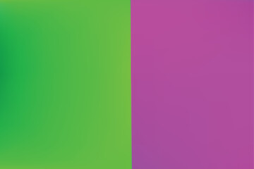 Split Color Background with Vibrant Green Gradient and Solid Purple