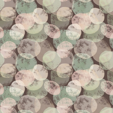 Seamless watercolor pattern. Colorful spots and circles. Ideal for dizain, textiles, wrapping paper.