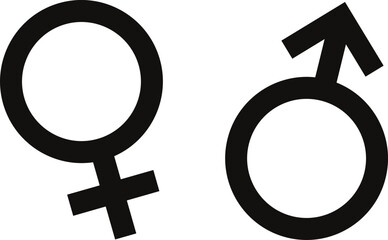 male and female symbols | gender icon