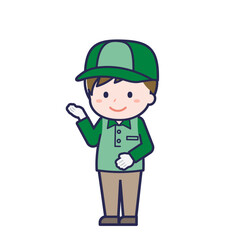 配達員／ななめ／男性 18