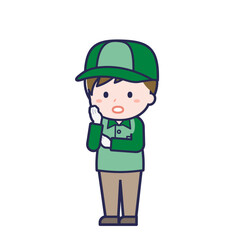 配達員／ななめ／男性 20