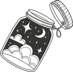 A charming vector illustration of a heart-shaped cake, perfect for a fun holiday design or vintage card