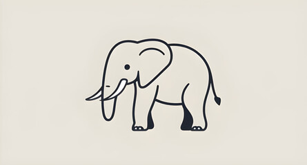 Elephant vector illustration, Elephant clipart, Elephant cartoon, African elephant vector, Asian elephant illustration, Elephant side view, Elephant silhouette, Baby elephant vector, Cute elephant dra