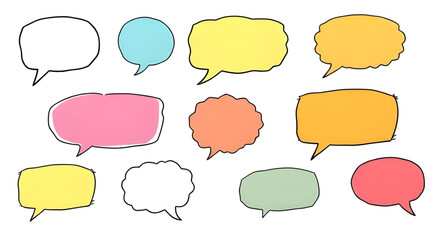Fototapeta premium Speech bubble, Chat bubble, Comic bubble, Message icon, Talking bubble, Dialogue bubble, Text box, Speech balloon, Conversation icon, Pop-up text, Thought bubble, Quote bubble, Communication icon, Bub