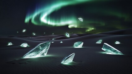 Ethereal Gemstone Landscape