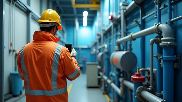 Examining gas leak precautions in industrial and residential settings with detailed safety protocols detection systems emergency response plans and risk mitigation measures to prevent hazards in  Phot