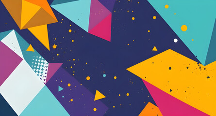  colorful geometry, abstract pattern, dynamic shapes, futuristic design, symmetry, abstract polygon, cube pattern, modern tech background, vibrant geometry, abstract texture, mosaic style, square patt