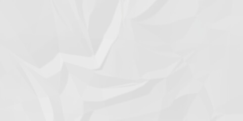 Crumple white obsolete billboard rumple. wrinkle ripped creased white crumple aged closeup craft document grunge recycling paper background.	