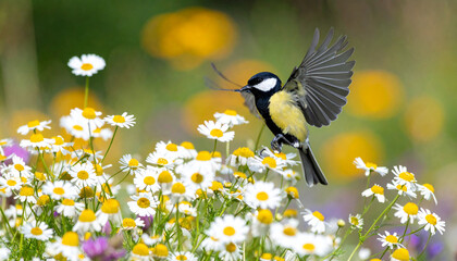Obraz premium Great Tit Bird