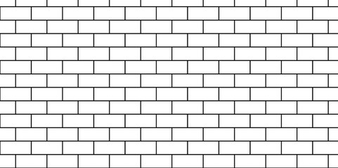 Obraz premium Beautiful abstract black and white empty wall brick wall floor and construction exterior building rectangle background with squares texture. 