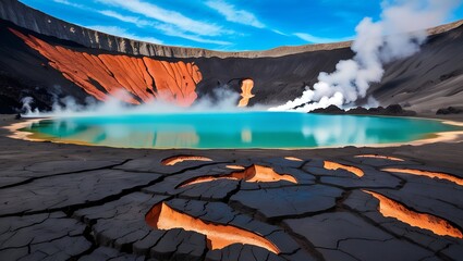 Steaming Crater Pool