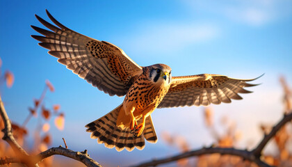 Fototapeta premium Kestrel Bird 
