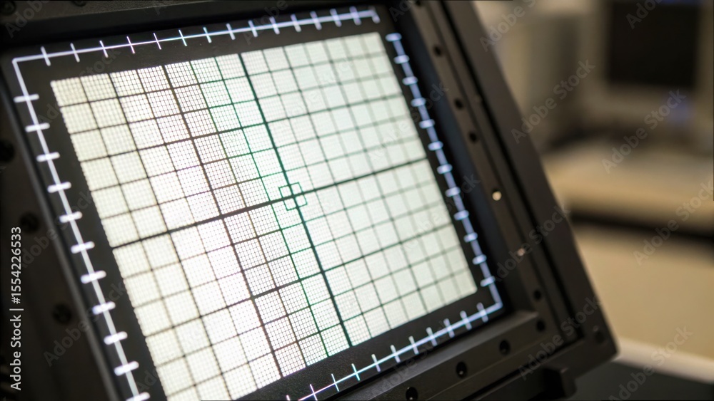 Poster optical calibration grid for diagnosing gigapixel imaging standards