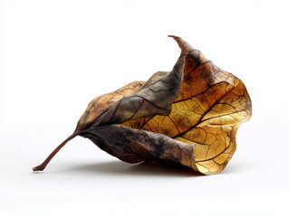 Dry leaf, subtle feeling of abandonment and melancholy.