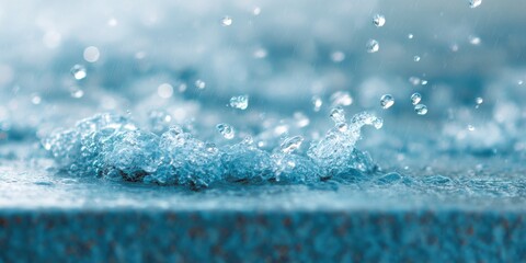 Urban Flooding Under Heavy Rain Storm Sewer Overflow Causing Street Submersion with Debris, Highlighting Infrastructure Risk and Community Safety Concerns