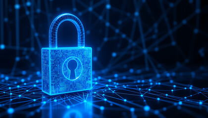 "Digital Cloud Data Security Implementation Using Padlock Icons for Protected Access and Information Integrity"

