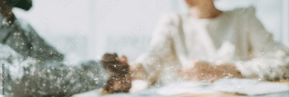 Fototapete Advanced Quantum Algorithm Neural Network Architecture with Layered Modular Computing Blocks for Next-Generation AI and Machine Learning Technology