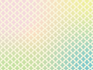 松皮菱文様　３　白い柄に背景のグラデーションが美しい日本の伝統的な文様