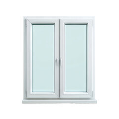 Elegant White Window with Clear Glass and Modern Design for Home and Office Spaces