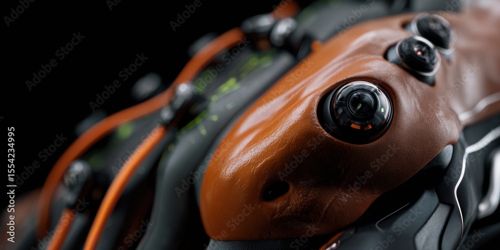 Poster Futuristic VR Glove with Integrated Haptic Feedback Modules and Sensory Actuators for Next-Gen Touch Simulation and Advanced User Interaction