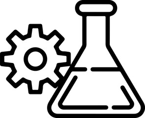 laboratory flask icon