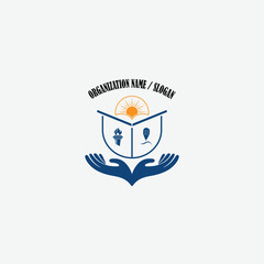 3435 educational logo school college university learning institute book academy organization