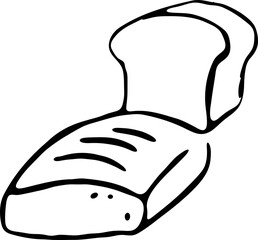 Bagel Line Icon | Hand Drawn Bakery Breakfast Outline