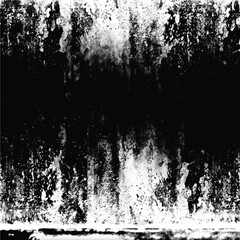 Black and white grungy abstract background. Grungy frame. Vector illustration
