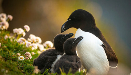 Fototapeta premium Razorbill bird